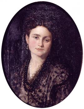伊格納西奧 皮納佐 卡瑪蘭奇 Retrato de Dona Teresa Martinez esposa del pintor 伊格納西奧 皮納佐 卡瑪蘭奇 Retrato de Dona Teresa Martinez esposa del pintor